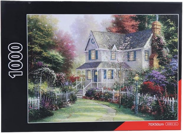 Amazon Derclive 1000ピース パズル ジグソーパズル 風景 絵 部屋 Puzzle おもちゃ 大人子供向け 減圧 ミニジグソーパズル ランドスケープパズル インテリア Diy 知育玩具 ギフト 70 X 50cm ジグソーパズル おもちゃ