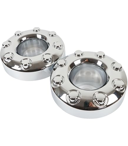 thumbnail image 2 of Chrome Plastic Center Cap Set – For 99-04 Ford F350 Super Duty Dually 4X4 4WD, Set Of 4 2 of 4