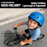 KORIMEFA Kids Helmet 51-58cm Adjustable Safety Breathable Neons 2-13 Years view 2