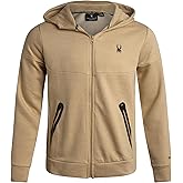 Spyder Mens Zip Up Hoodie - Super Soft Performance Fleece Sweatshirts for Men - Warm Athletic Hoodies for Running Walking Gym