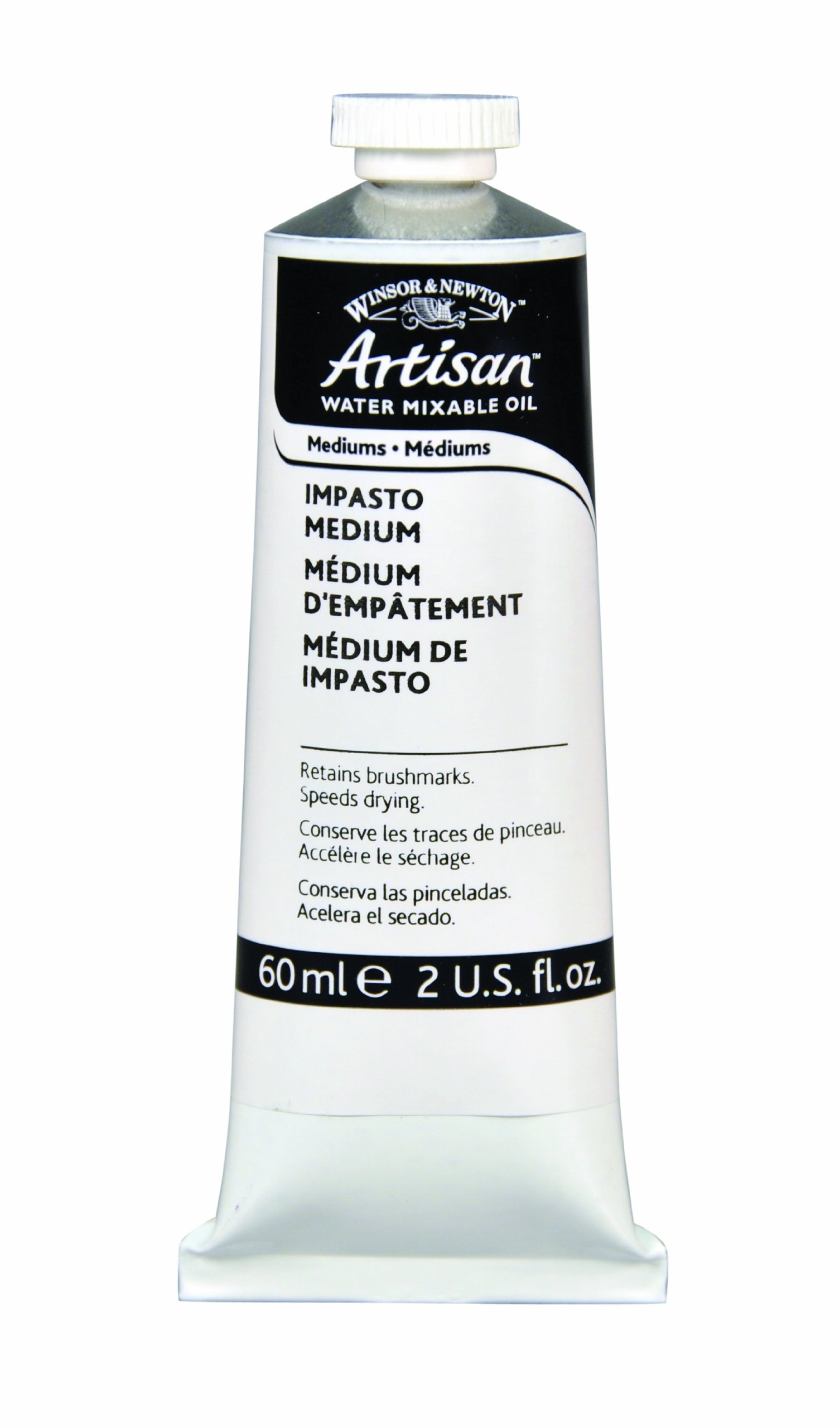 Winsor & Newton Artisan Water-Miscible Oil, Medium Impasto, Transparent, 60 ml (Pack of 1)