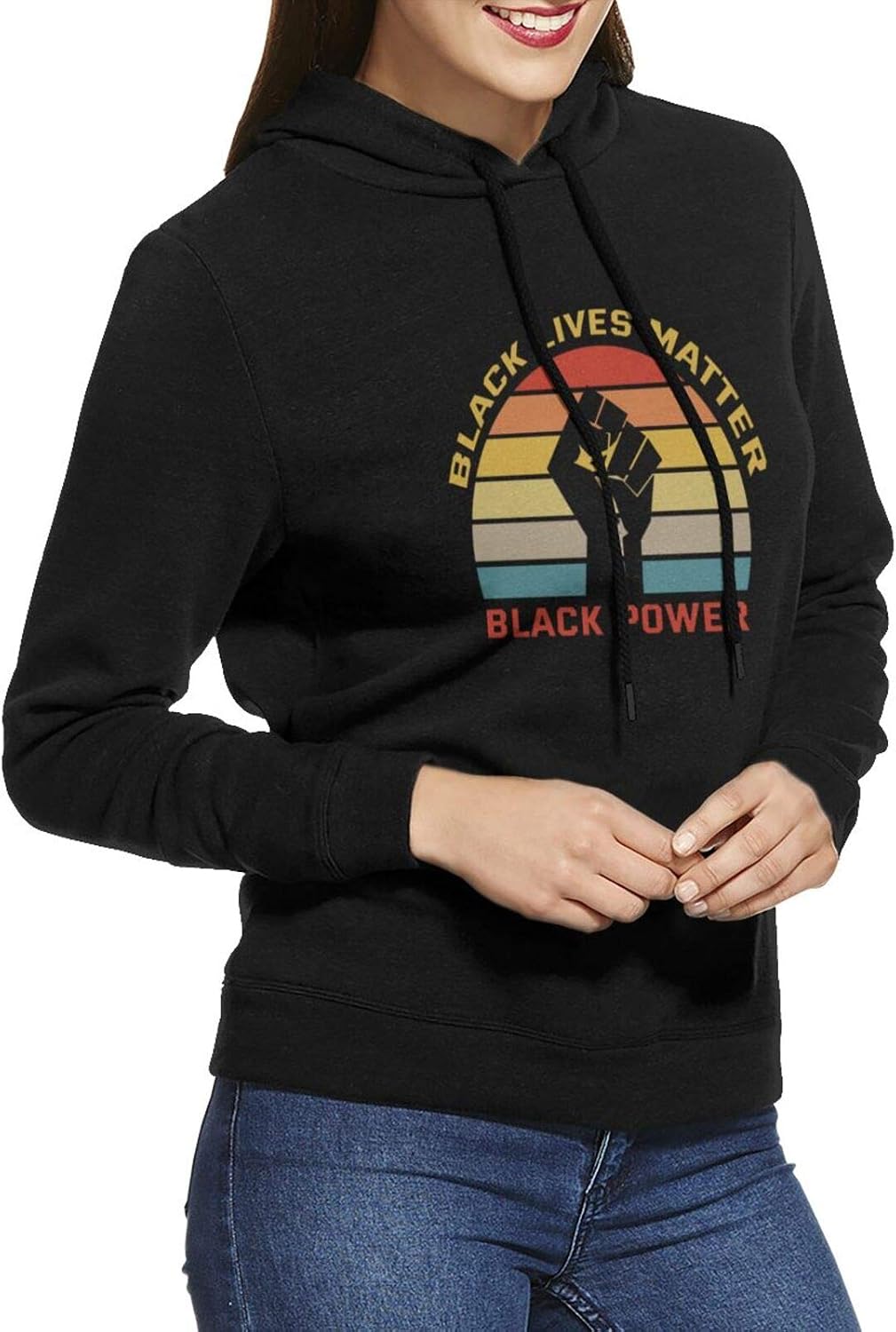 Amazon Black Lives Matter Women S Hoodie Fashion Print Pullover 
