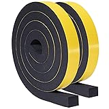 TORRAMI Foam Seal Tape 1 inch W x 3/4 inch T x 6.5