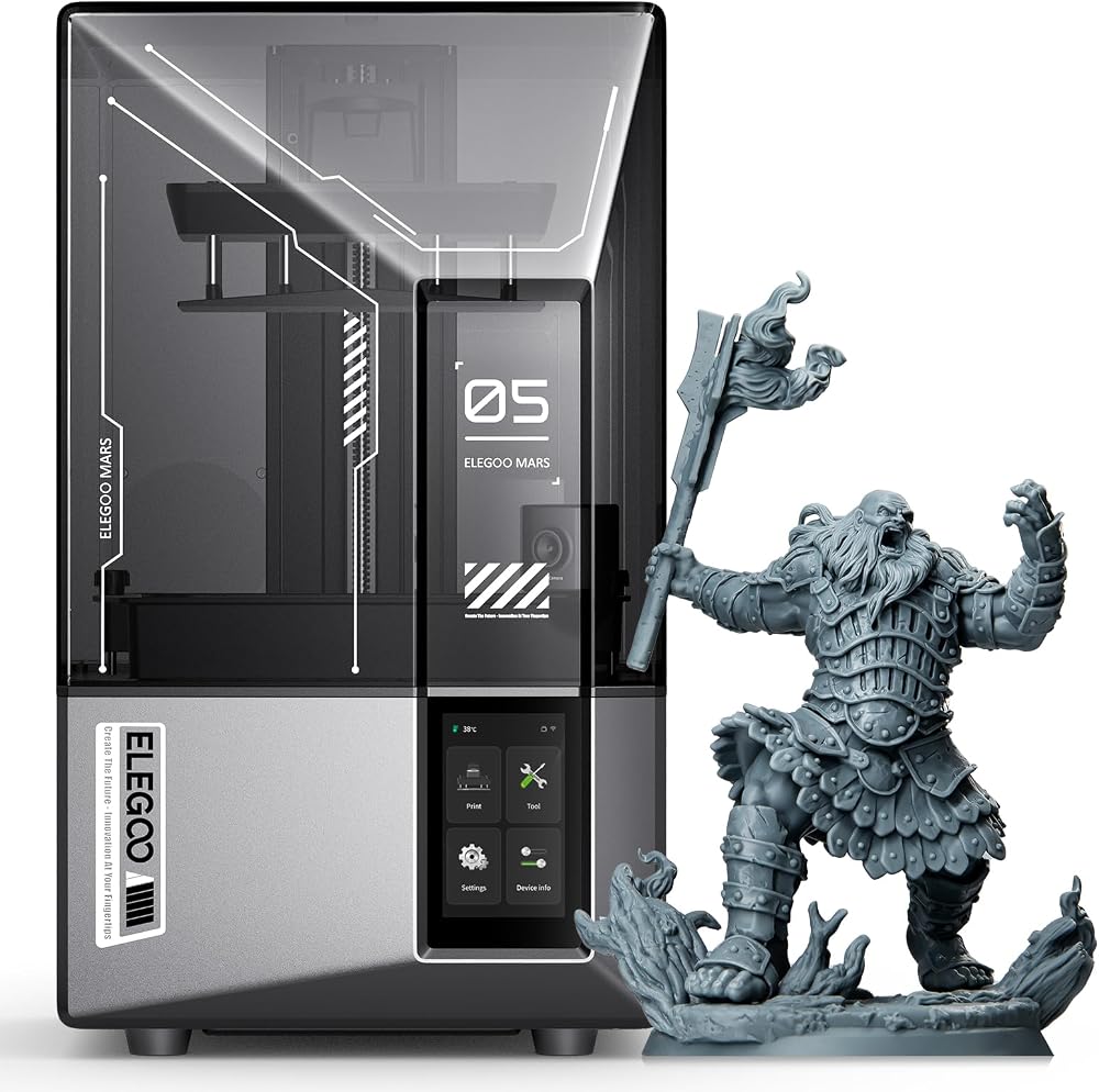 ELEGOO Mars 5 Ultra 9K Resin 3D Printer 150mm/h WiFi AI Camera