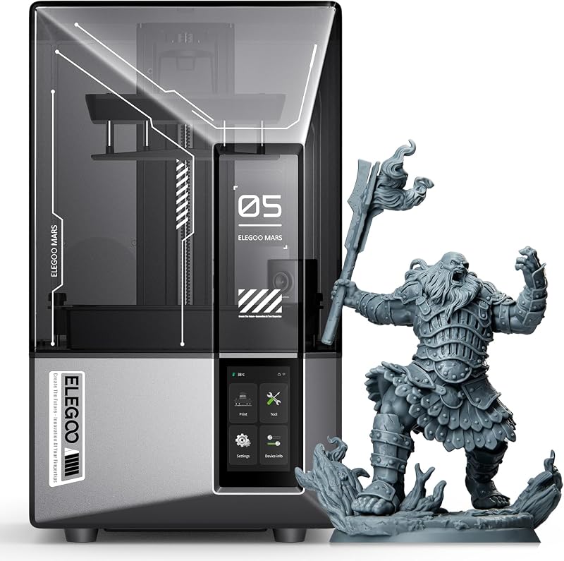 ELEGOO Mars 5 Ultra 9K Resin 3D Printer 150mm/h WiFi AI Camera
