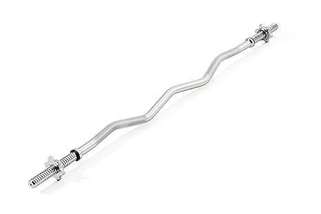 York Fitness Hantelstangen E-Z Curl Bar with Collars, 6004