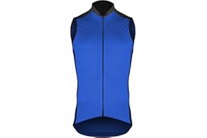 KONA TRI APPAREL KONA Mens Triathlon Vest Jersey Top - Full Zipper, Tri Singlet Sleeveless, 2 Rear Pockets for Storage