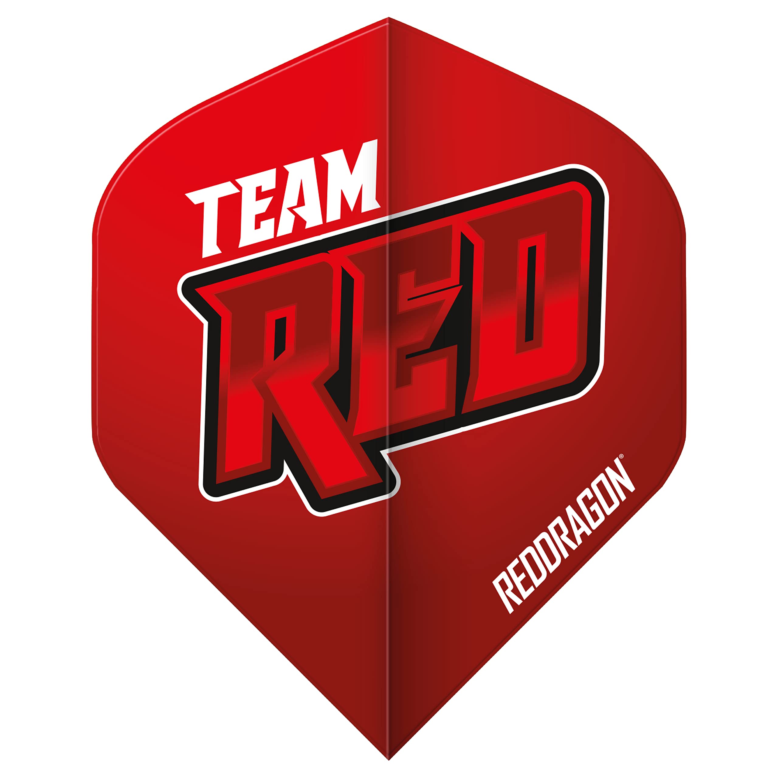 RED DRAGON Hardcore XT Team Red Dart Flights (4 Sets Per Pack)