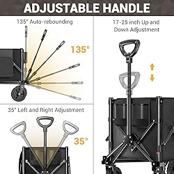 Elegear Wagon Cart Foldable Collapsible Heavy