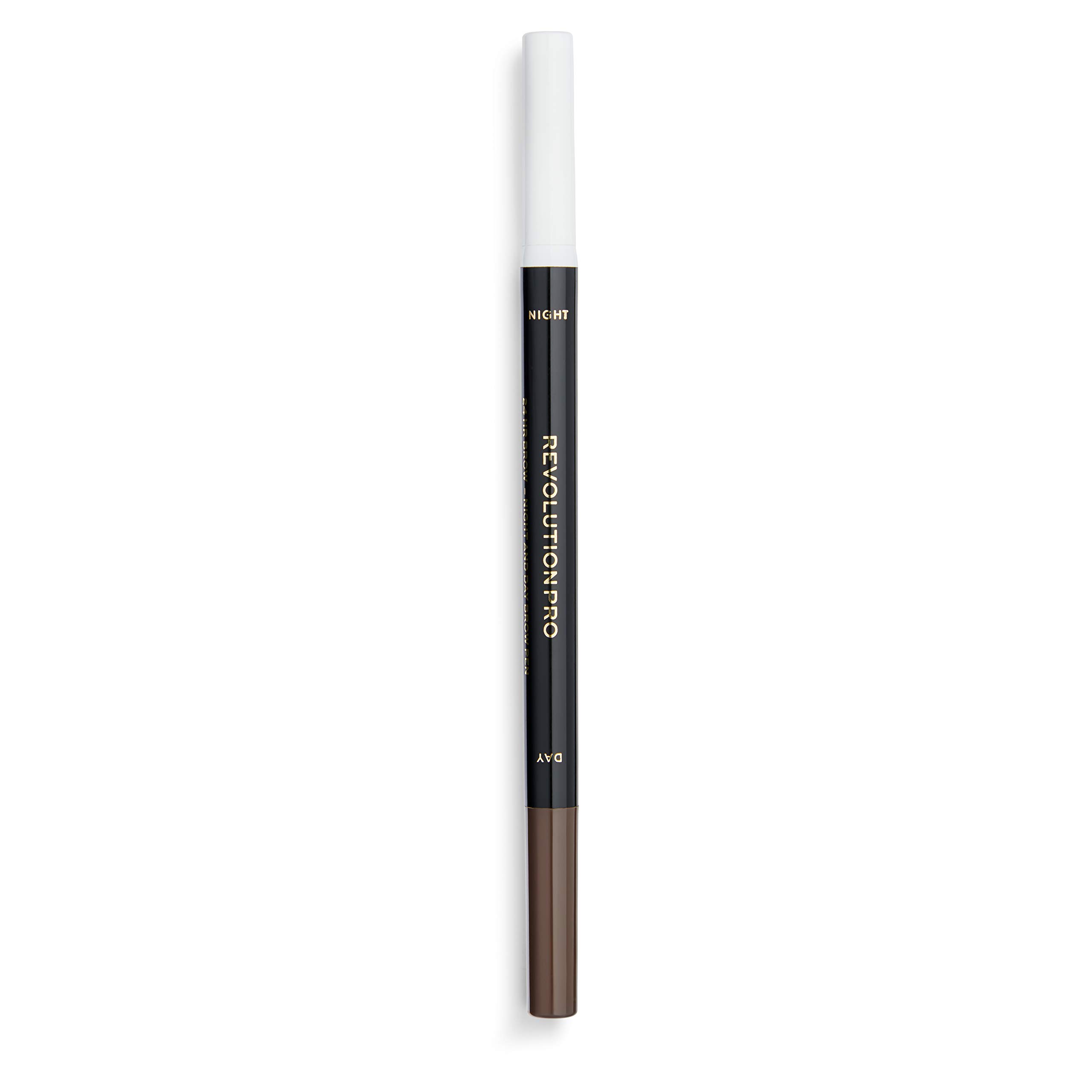 Revolution Beauty London Pro, 24hr Day and Night, Brow Pen, Dark Brown, 1.6ml