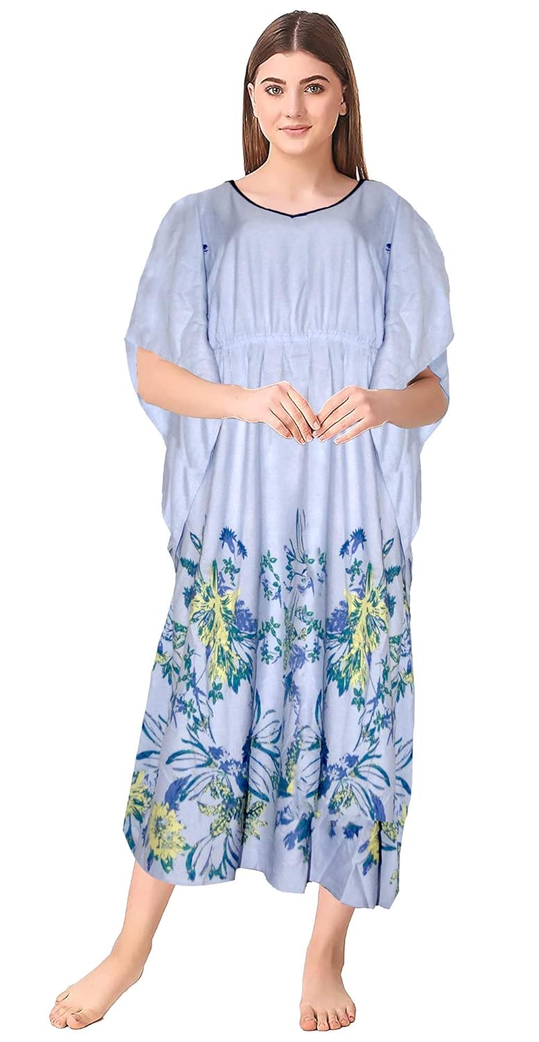 Buy Blue, Kaftan Dress at Amazon.in