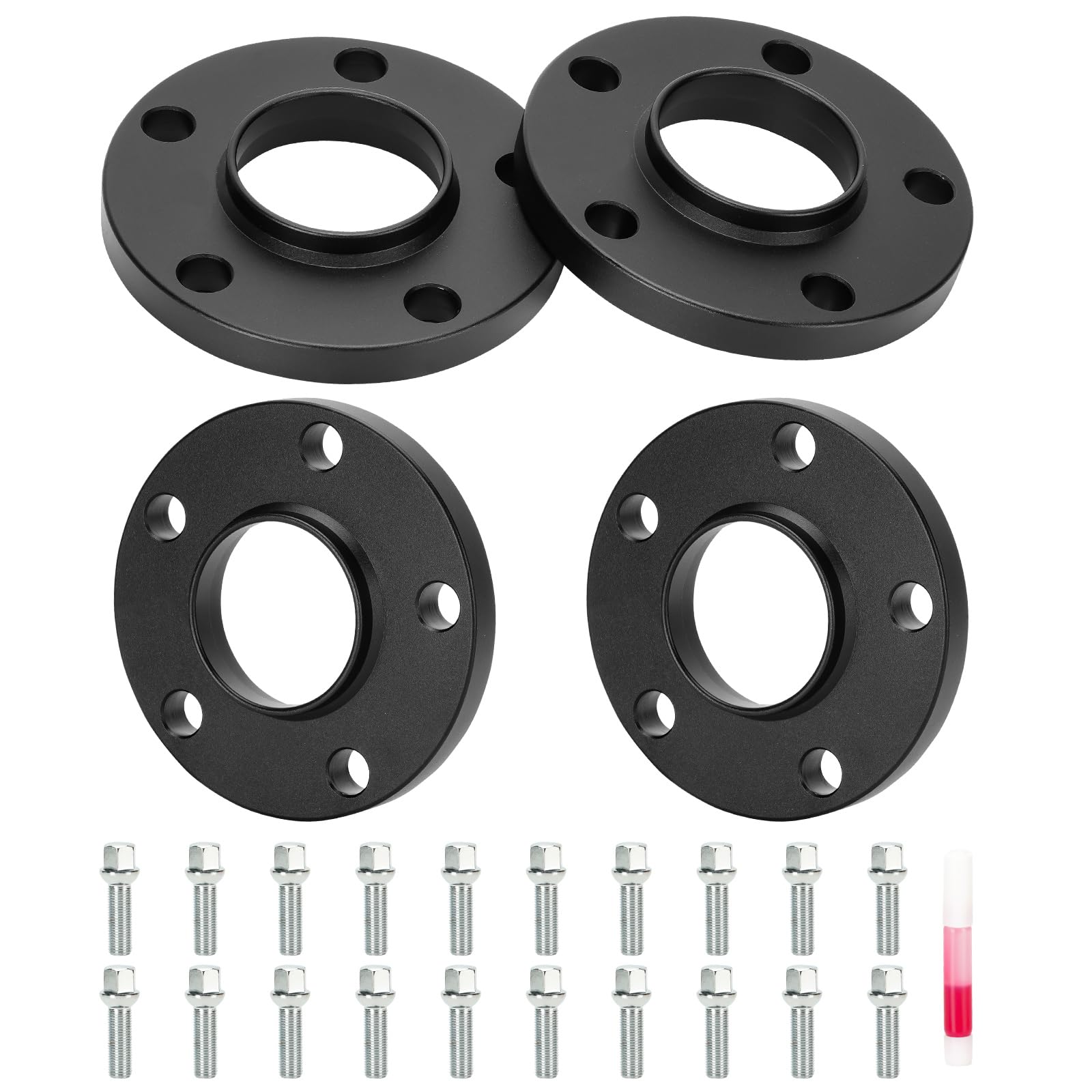 Photo 1 of TadaMark 5x112 Hubcentric Wheel Spacers 20mm 5 Lug Wheel Adapter fit for Mercedes Benz Audi A160 A180 A190 A200 B180 B200 B250 C230 C280 C300 C350 C63 B8 A4 S4 A5 S5 66.6mm Bore with M14x1.5 Studs 4pc