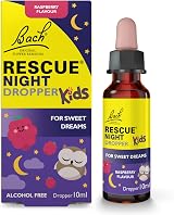 RESCUE Kids Night Dropper Raspberry 10ml Alcohol Free Flower Essences