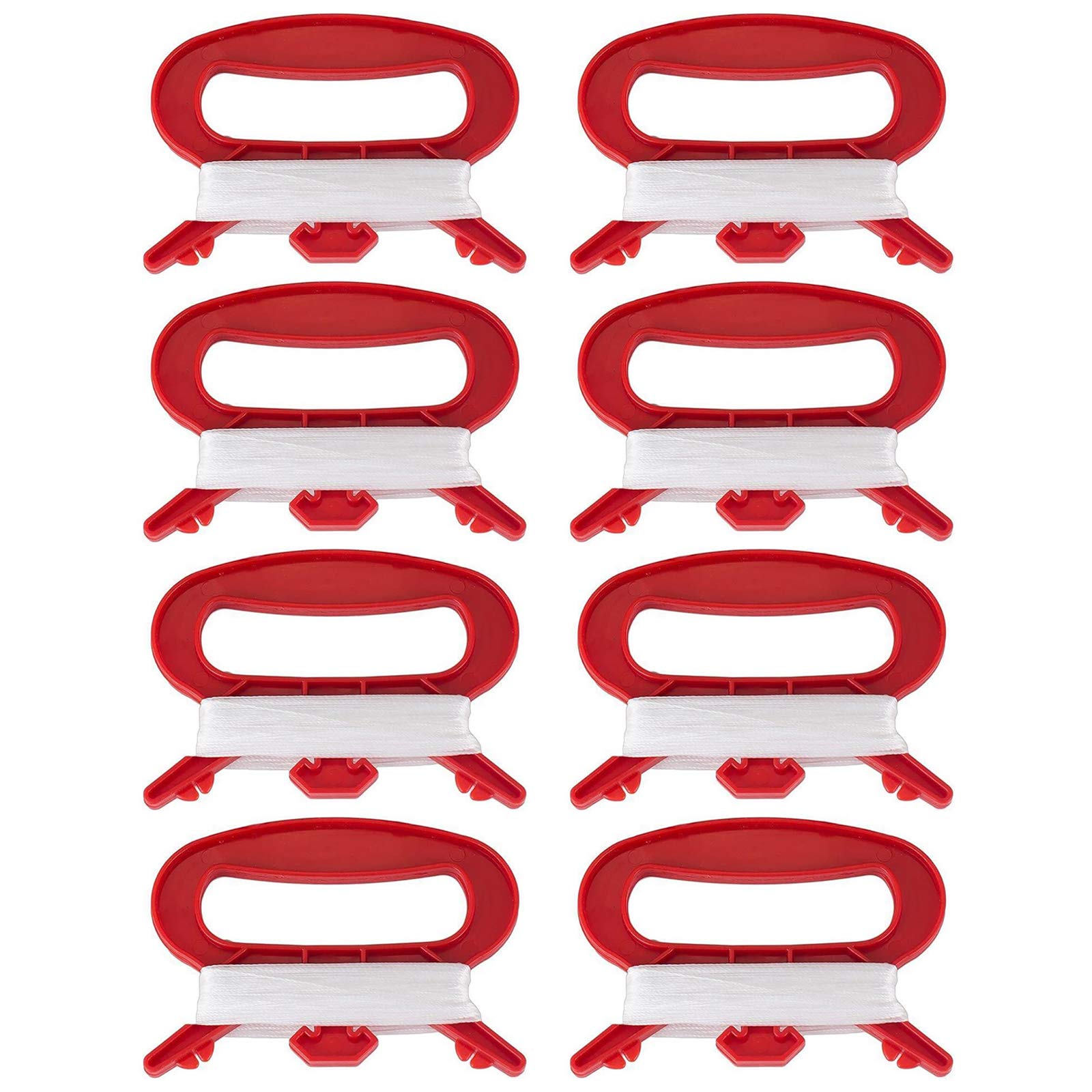 Kite String and Handle Kite Line 100M Outdoor Sport Flying Kite Line String with Winding Board Outdoor Sports Tool Children's Kite Flying Tool for Parks Schools Outdoor Team Activities 8 Pieces