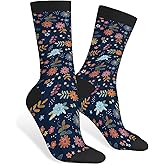 AOYEGO Volleyball Funny Socks Water Polo Balls Iridescent Novelty Casual Crew Socks Contrast Color Design for Women Men Gift