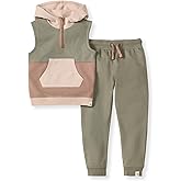 Burt's Bees Baby baby-boys Shirt and Pant Set, Long Sleeve Top & Bottom Outfit Bundle, 100% Organic Cotton