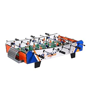 Rally And Roar Foosball Tabletop Games And Accessories, Mini Size - Fun, Portable, Foosball Soccer Tabletops Soccer - Recreational Hand Soccer For Game Rooms, Arcades, Bars, For Adults, Family Night
