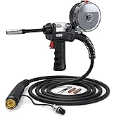 ARCCAPTAIN Spool Gun for Aluminum Welding Euro Connection 5-Pin 10FT for ARCCAPTAIN MIG205MP, MIG205PRO