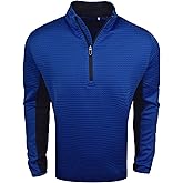 Callaway Golf Midweight Textured 1/4 Zip Pullover Galaxy Blue Small