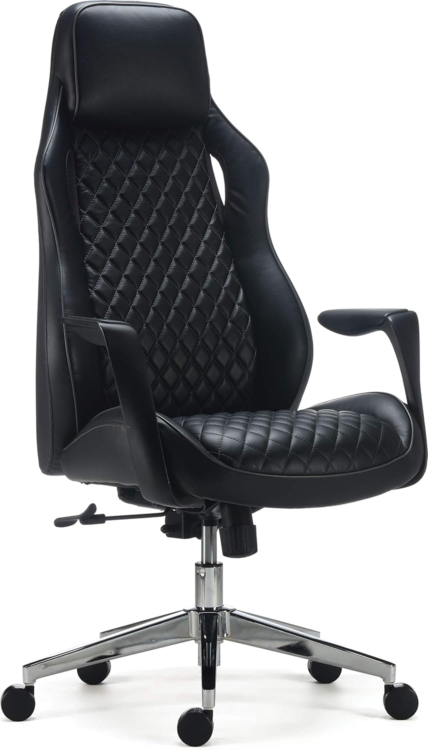 Staples 24328577 Renaro Bonded Leather Managers Chair Black