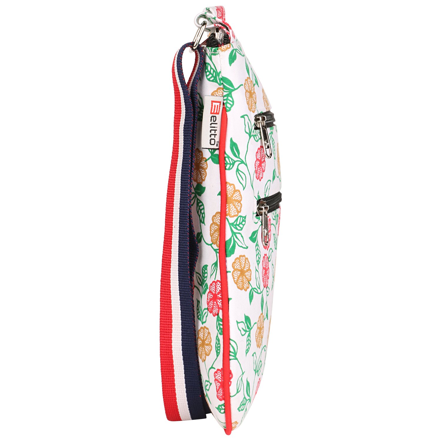 elitto trendy water resistance ladies printed canvas sling bag - el03-13