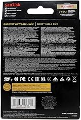 SanDisk 128GB Extreme PRO SDXC UHS-II V90 300MB/s 8K/4K/Full HD view 3