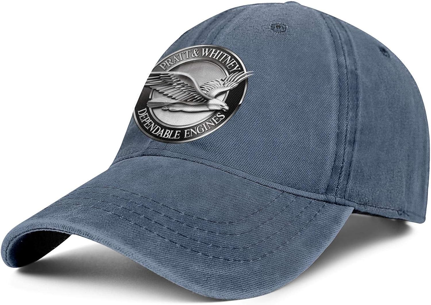 DRTGRHBFG Unisex Women Men's Cool Denim Baseball Hats Adjustable Mesh