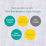 SPRINGSPIRIT Waterproof Moses Basket Mattress Protector 2 Pack 78x43cm view 3
