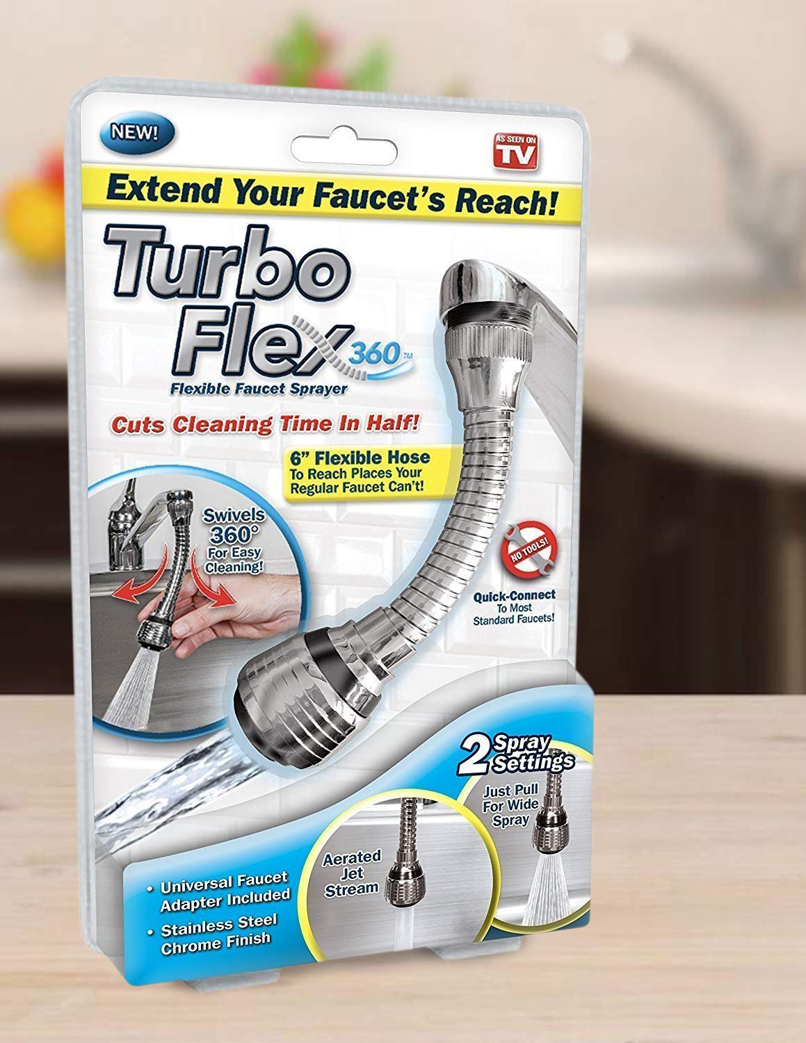 Bestonzon Flexible Faucet Sprayer Swivel For Kitchen Sinks Sprayer