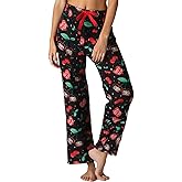 COCO BRANDS Betty Boop Womens Pajama Pants - Soft Stretch Breathable Lounge Pants Pajamas for women With Elastic Waistband