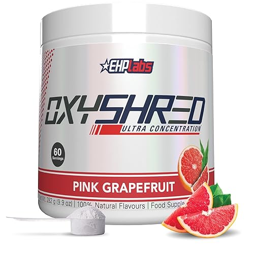 EHP Labs OxyShred Pre Workout Powder - Preworkout Powder with L Glutamine & Acetyl  L Carnitine, Energy Boost Drink - Pink Grapefruit, 60 Servings in Dubai -  UAE | Whizz Powders