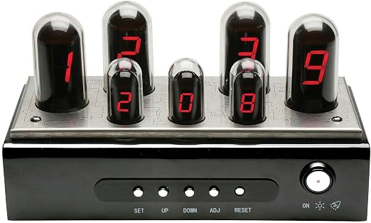 Amazon Com Modern Vintage Look Tube Led Digital Display Radio