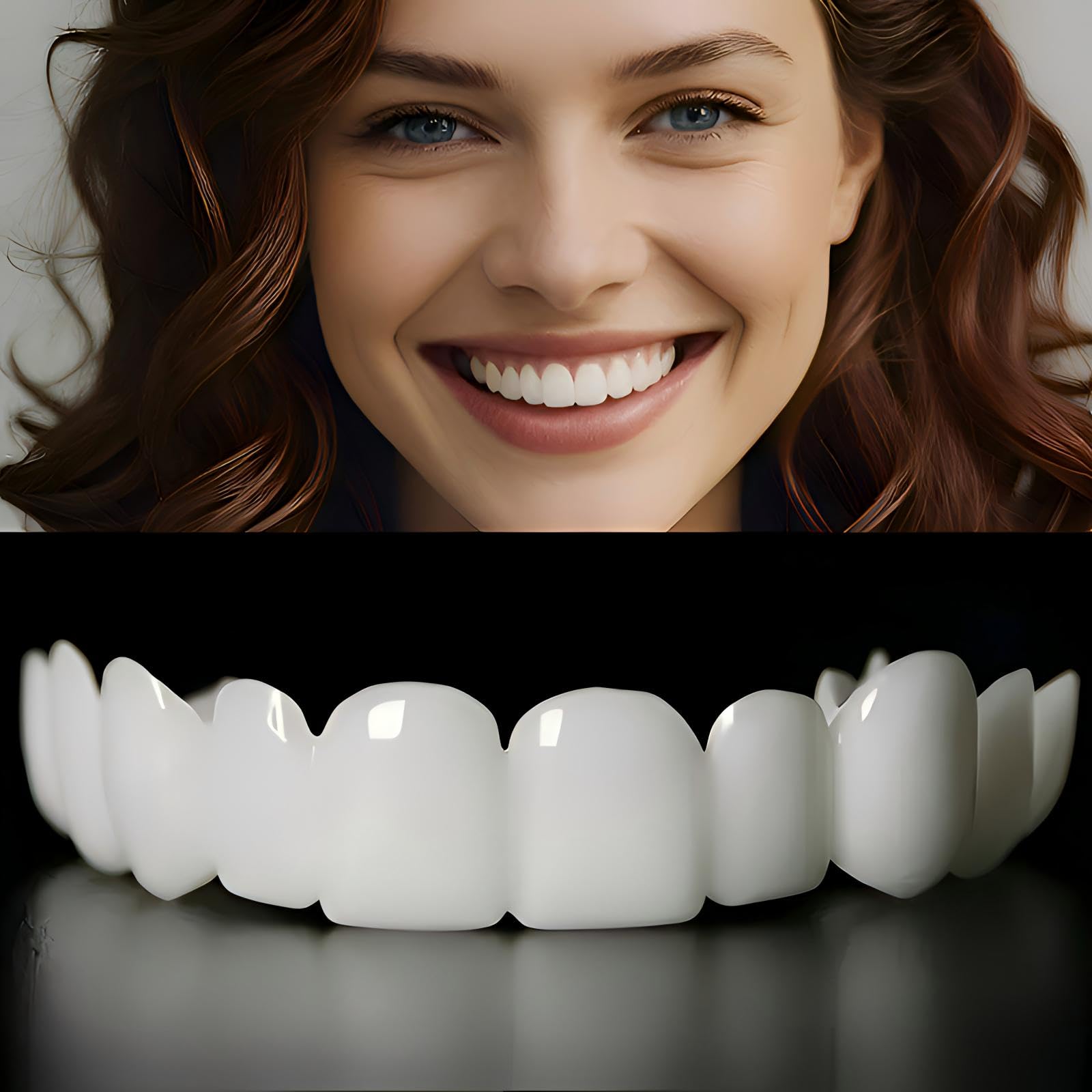 Photo 1 of 2 Pairs Smile Supporter, Which Can Be Adjusted Freely (White) is Suitable for All Adults to Quickly Restore Their Smiles and Regain Their Confidence