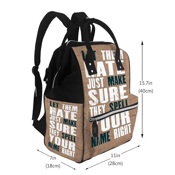 backpack with names on them