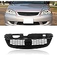 CarPartsDepot Front Grille Grill Black Shell Insert Compatible With 2004-2005 Honda Civic Coupe 2-door 71121S5PA02 HO1200165