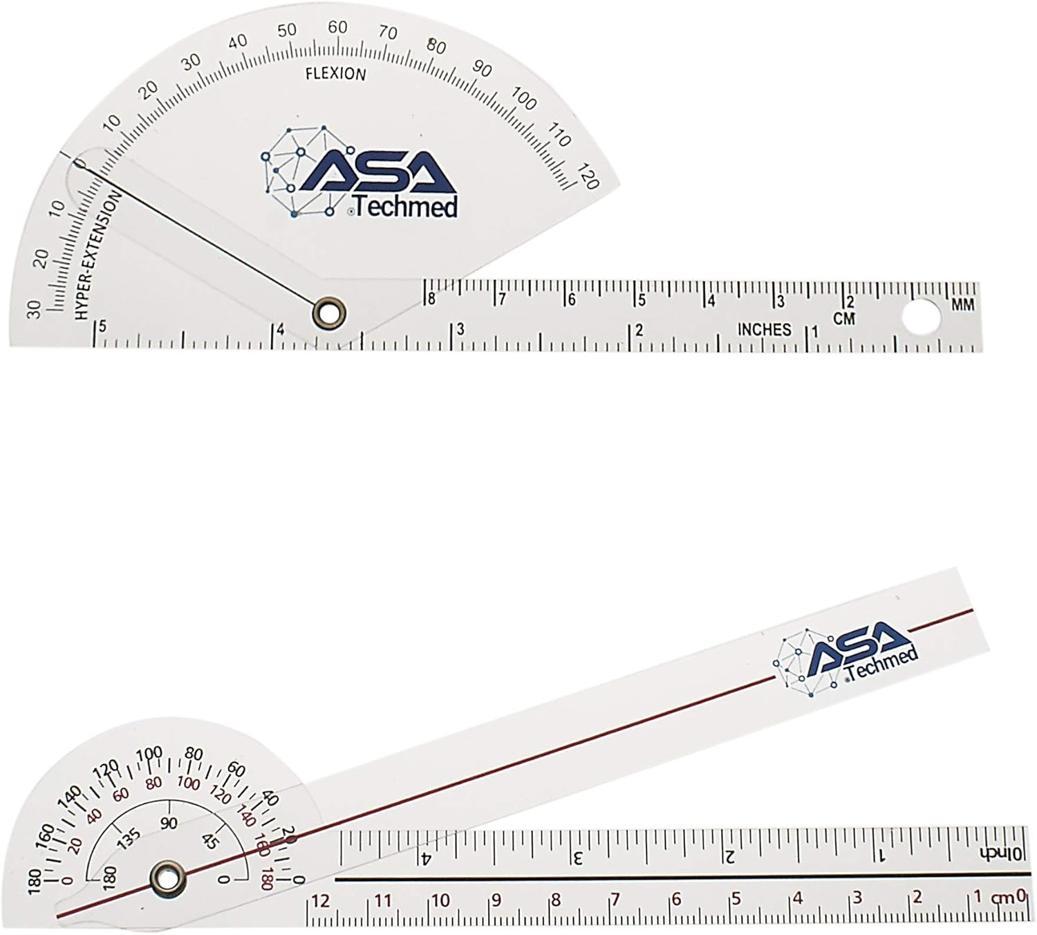 Complete Goniometer Physical Therapy Set, Bonus Reflex Hammer, 12,8,6 Inch Goni's, Gait Belt, Measuring Tapes, Occupational Therapy Tools, Ideal for Clinical/Home Rehab: Health & Personal Care