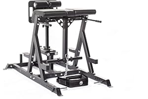 Bells of Steel Glute Ham Developer and Reverse Back Extension Machine - 2-in-1 Space Saver Reverse Hyperextension Machine - C