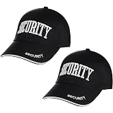 Security Hat Baseball Ball Cap Embroidered Cotton