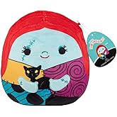 Squishmallows Original 8-Inch Sally with Cat - Nightmare Before Christmas - Official Jazwares Disney Plush - Collectible Soft & Squishy Stuffed Animal Toy - Gift for Kids, Girls & Boys