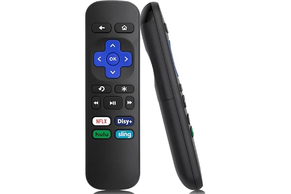 Universal Replacement Remote Control for Roku Express, for Roku Premiere, for Roku Box, for Roku Player, for Roku 1 2 3 4 -【NOT for Stick or TV】