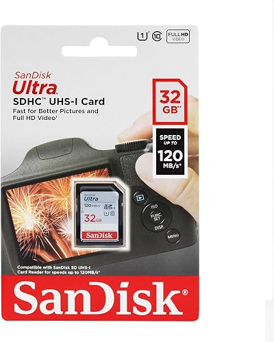 SanDisk Ultra 32GB SDHC UHS-I Card 3-Pack Internal Brand New