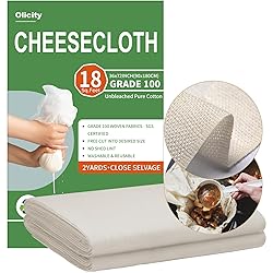 Olicity Cheese Cloths, Grade 100, 18 Sq