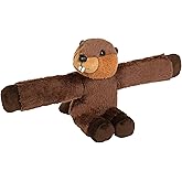 Wild Republic Huggers Beaver, Stuffed Animal, 4.5 inch, Plush Toy, Eco Friendly