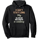 Alaskan Malamute Dog Mom Dad Breed Owner Love Puppy Pullover Hoodie