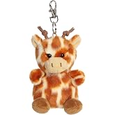 Aurora Palm Pals 4" Safara Giraffe Adorable Clip-On | Bean-filled understuffed bodies with collectible personalities