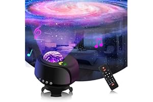 The Largest Coverage Area Galaxy Lights Projector,FLITI Star Projector,with Changing Nebula and Galaxy Shapes Night Light,Ide