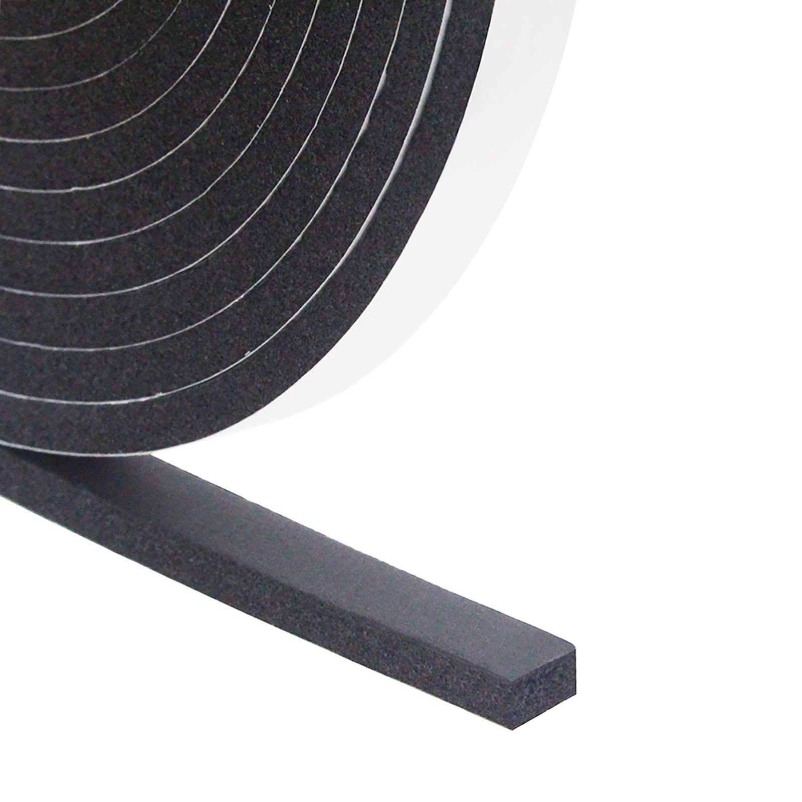 Photo 1 of DGSL Foam Insulation Tape, 1/2In x 1/4In x 33Ft Weather Stripping Door Seal Strip for Doors and Windows,Sliding Door,Sound Proof Soundproofing Door Seal,Weatherstrip,Air Conditioning Seal Strip