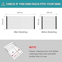 BBXTYLY Extra Expandable Roll Up Dish Drying