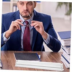 NUOBESTY 25pcs Metal Hanging File Bars Document