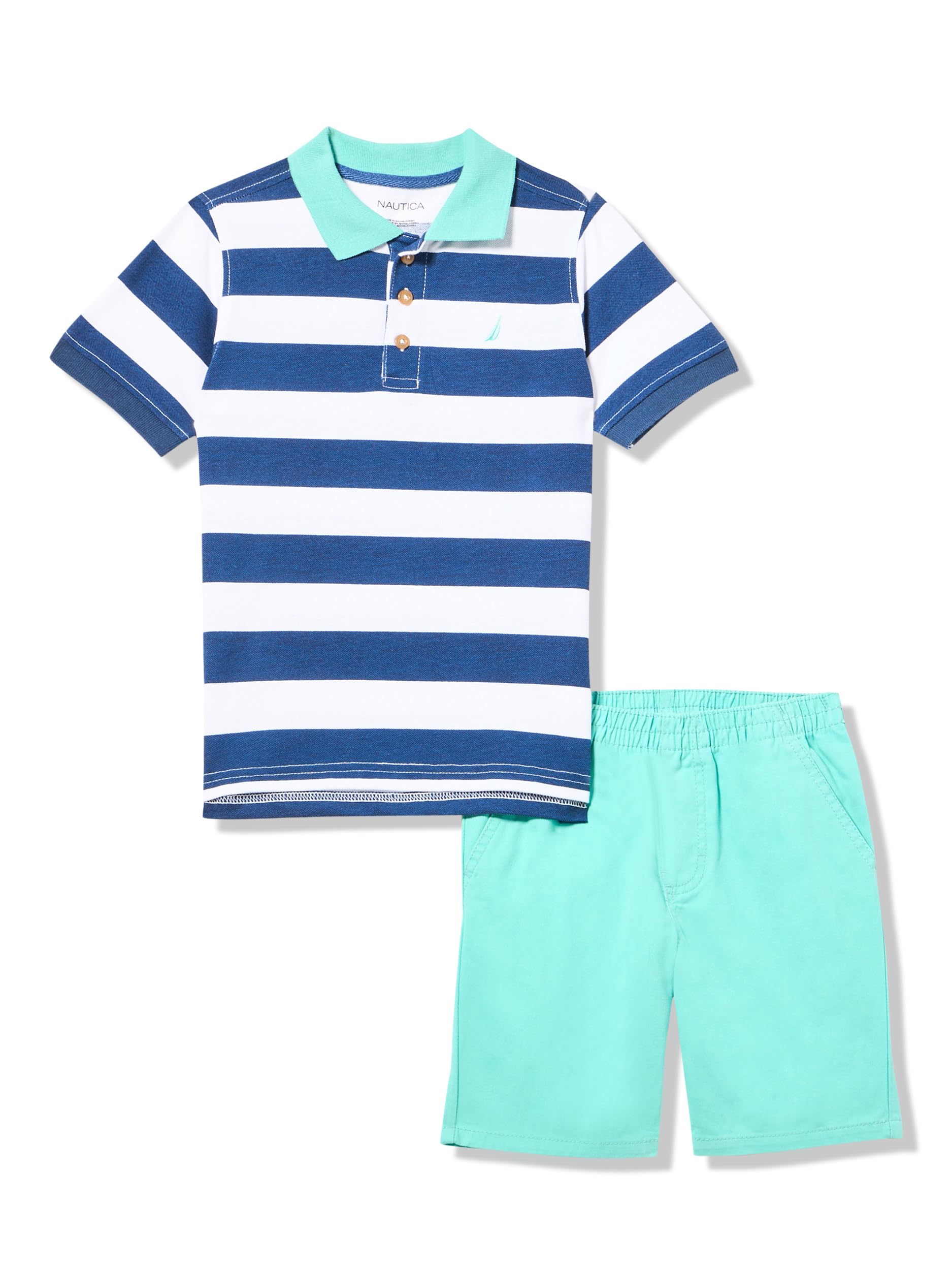 Nautica 2pc Polo Short Set